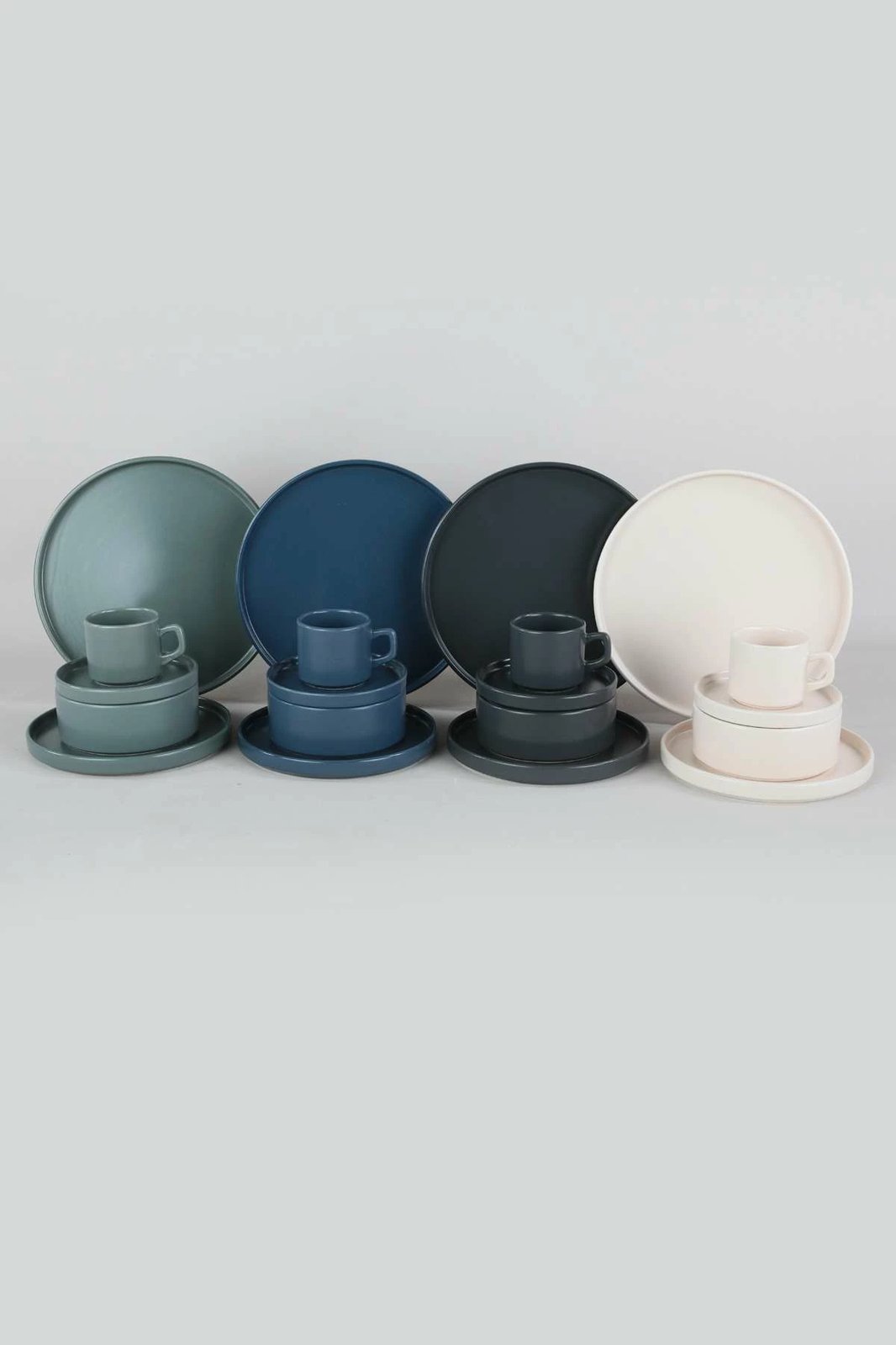 Set enësh për drekë, qeramikë, shumëngjyrësh, 20 copë, Hermia Concept, TY038020F14XA000000MAP2400