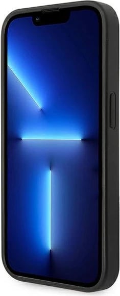 Mbështjellës Guess GUHCP14LPSASBBK për iPhone 14 Pro 6.1", Saffiano Strap, i zi