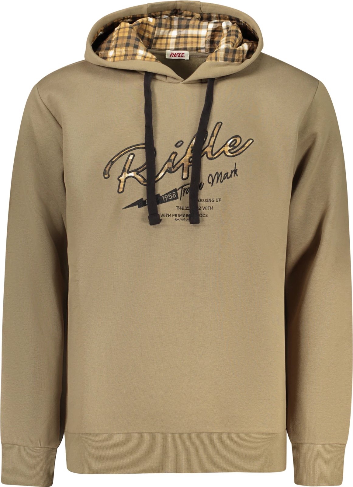 Duks për meshkuj Rifle zip-up, kafe