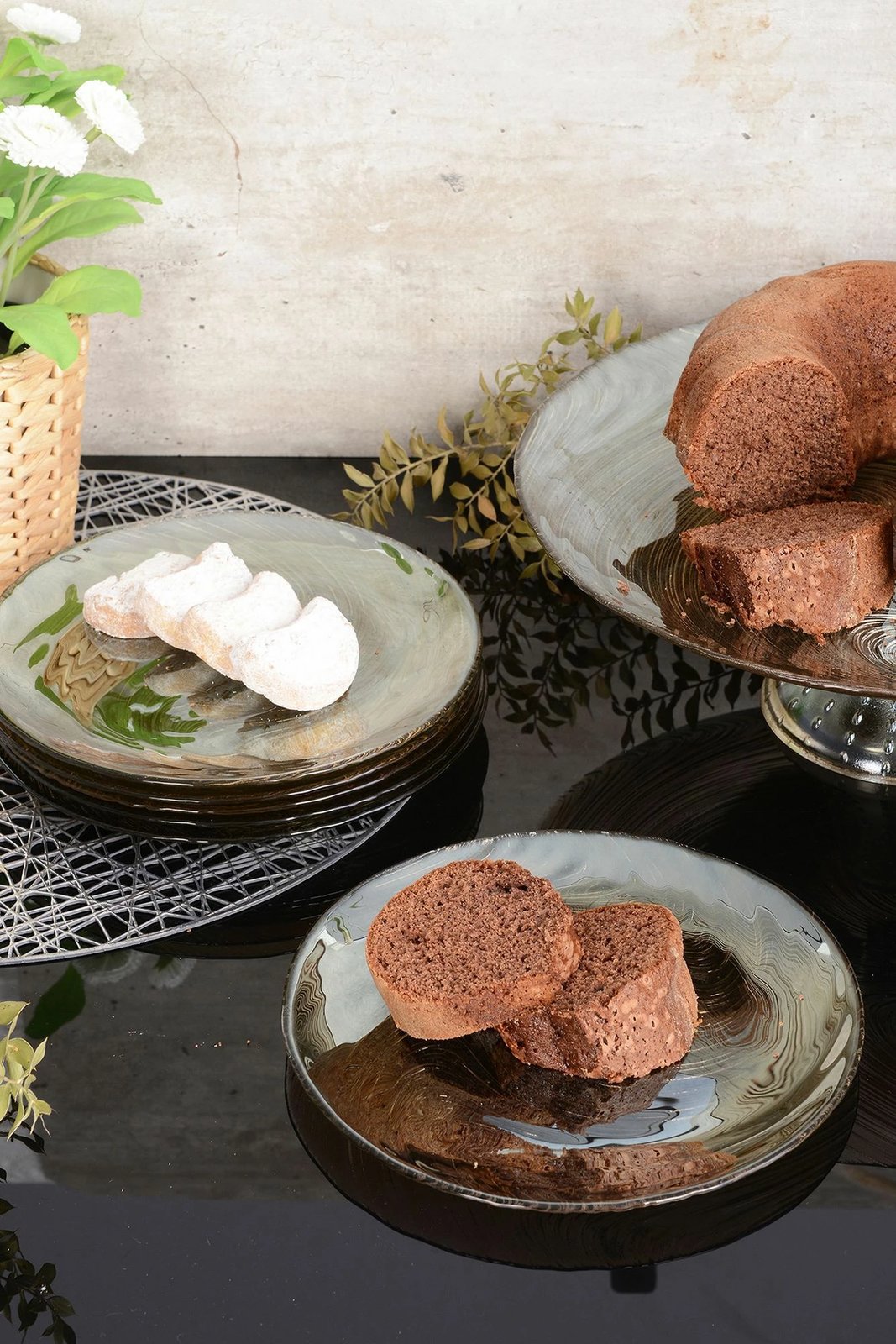 Set për shërbim torte (7 copë), Hermia, Elisya 7PTFS
