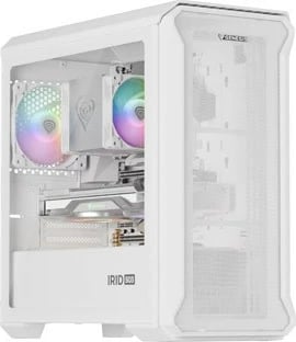 Kasë Natec Genesis IRID 503 ARGB LITE, Micro Tower, ARGB, e bardhë