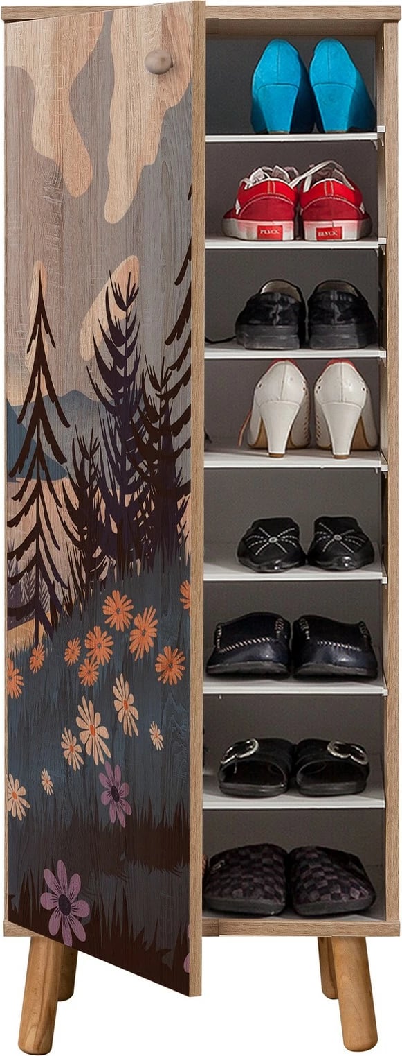 Dollap këpucësh Hanah Home, Vegas - S 936, ngjyrë sonomo