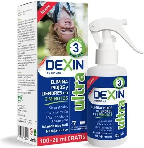 Spray kundër morrave DEXIN Ultra unisex 120ml me scrunchie