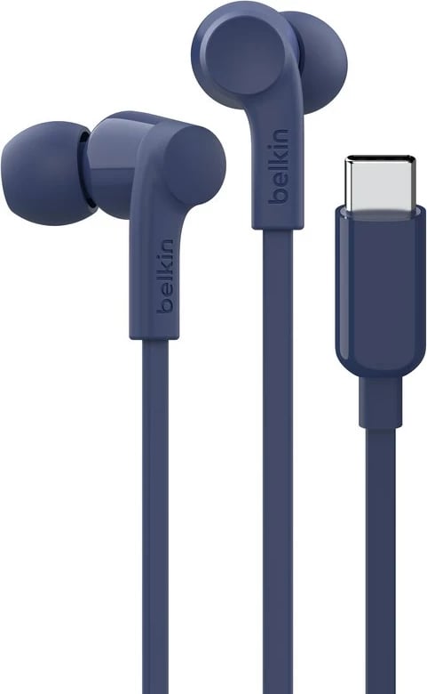 Kufje Belkin SoundForm me tela, USB Type-C, kaltër