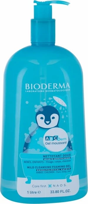 Gel dushi për fëmijë BIODERMA ABCDerm Gel Moussant, 1000ml