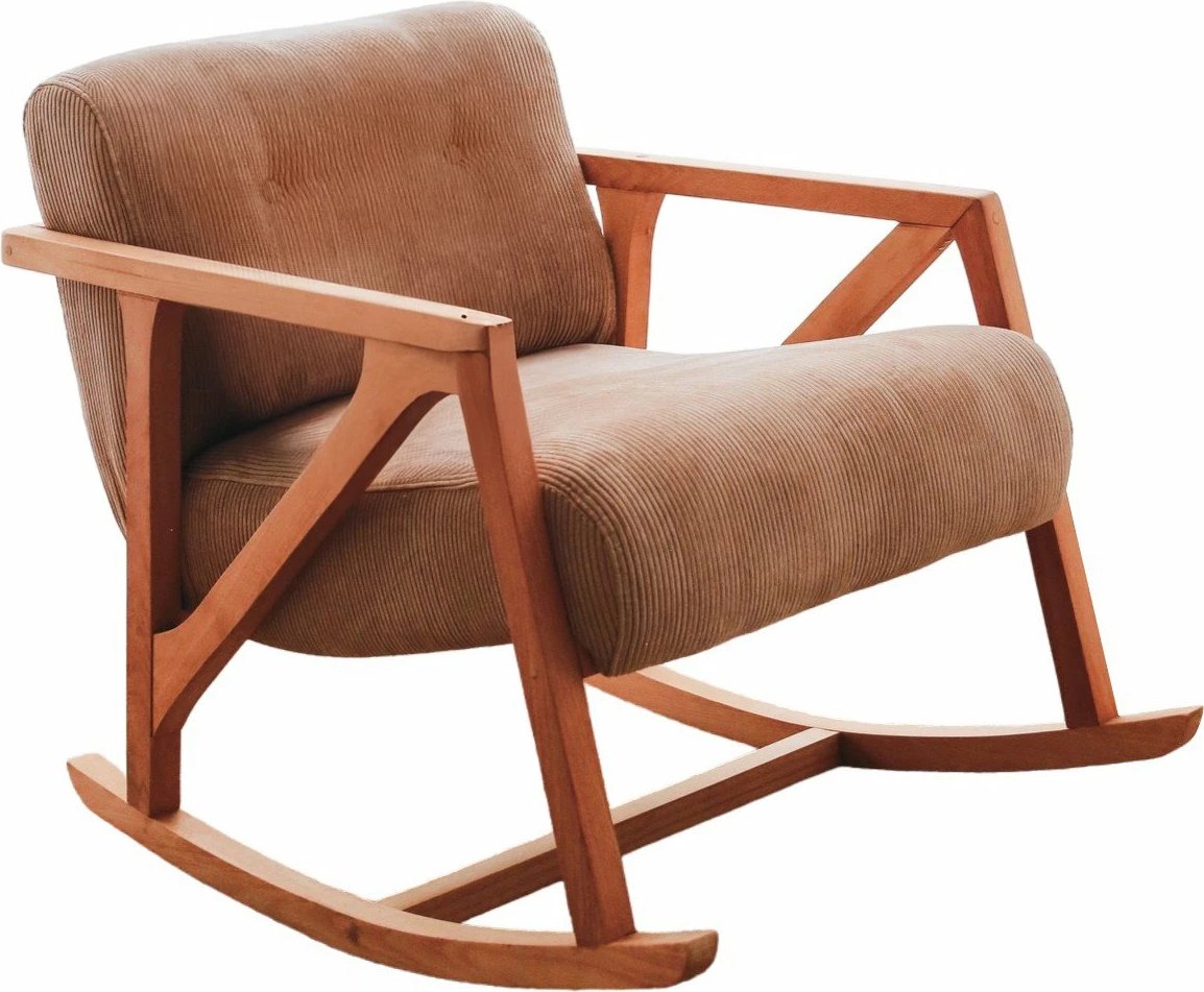 Karrige sallanan Wing, Atelier del Sofa, Nini, ngjyrë camel