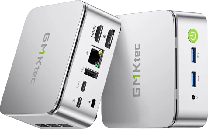 Kasë mini GMKtec G10, AMD Ryzen 5 3500U, 16GB RAM, 1TB SSD, Argjendtë