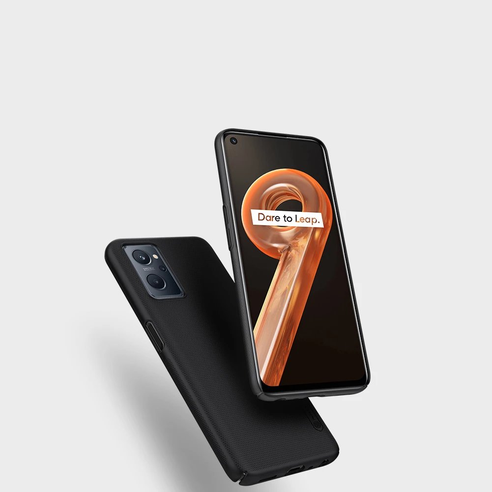Mbështjellës Nillkin Super Frosted Shield për Realme 9i, i zi
