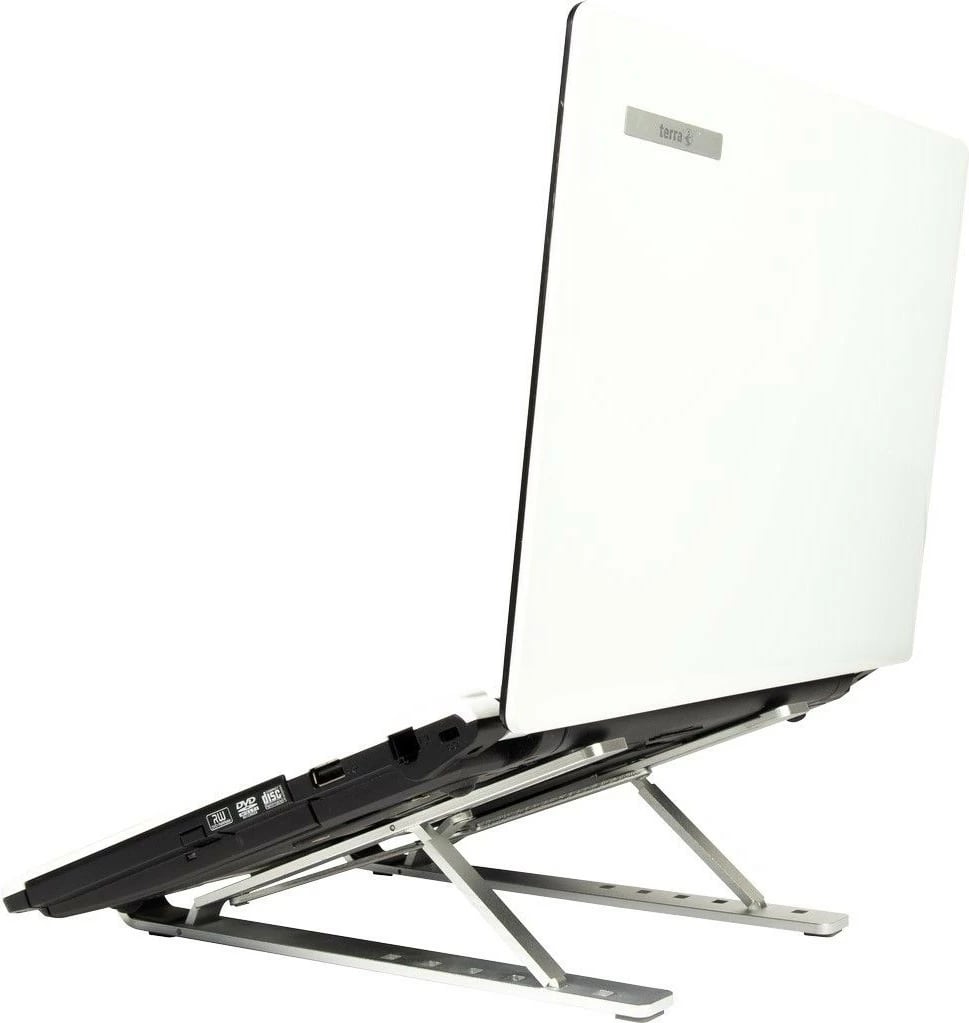 Qëndrim laptopi Inter-Tech NBS-200, deri 15.6 inç, i rregullueshëm, argjendtë