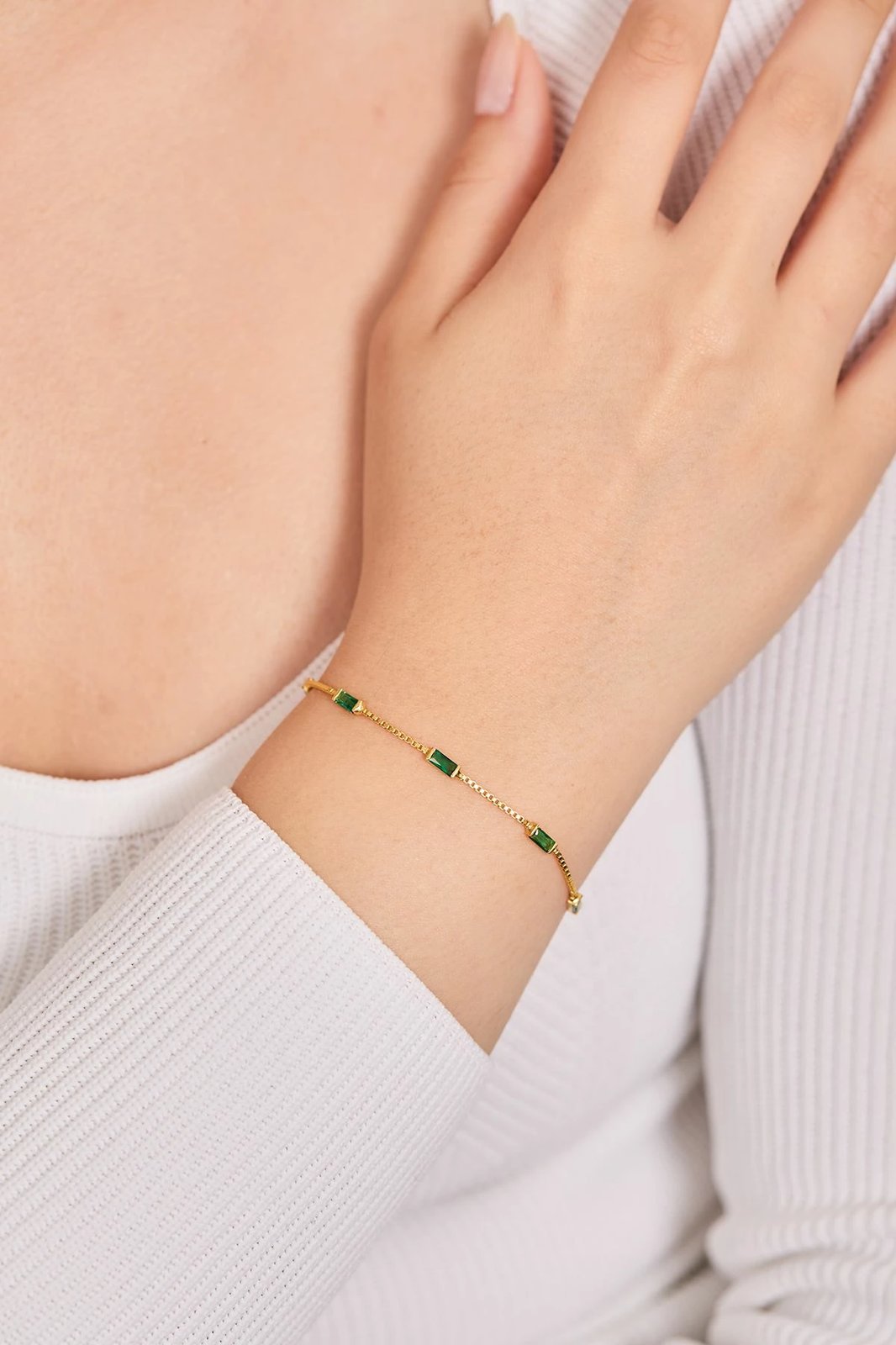 Byzylyk argjendi, ngjyrë e gjelbër, Jumeon, TFNY65216Yesil