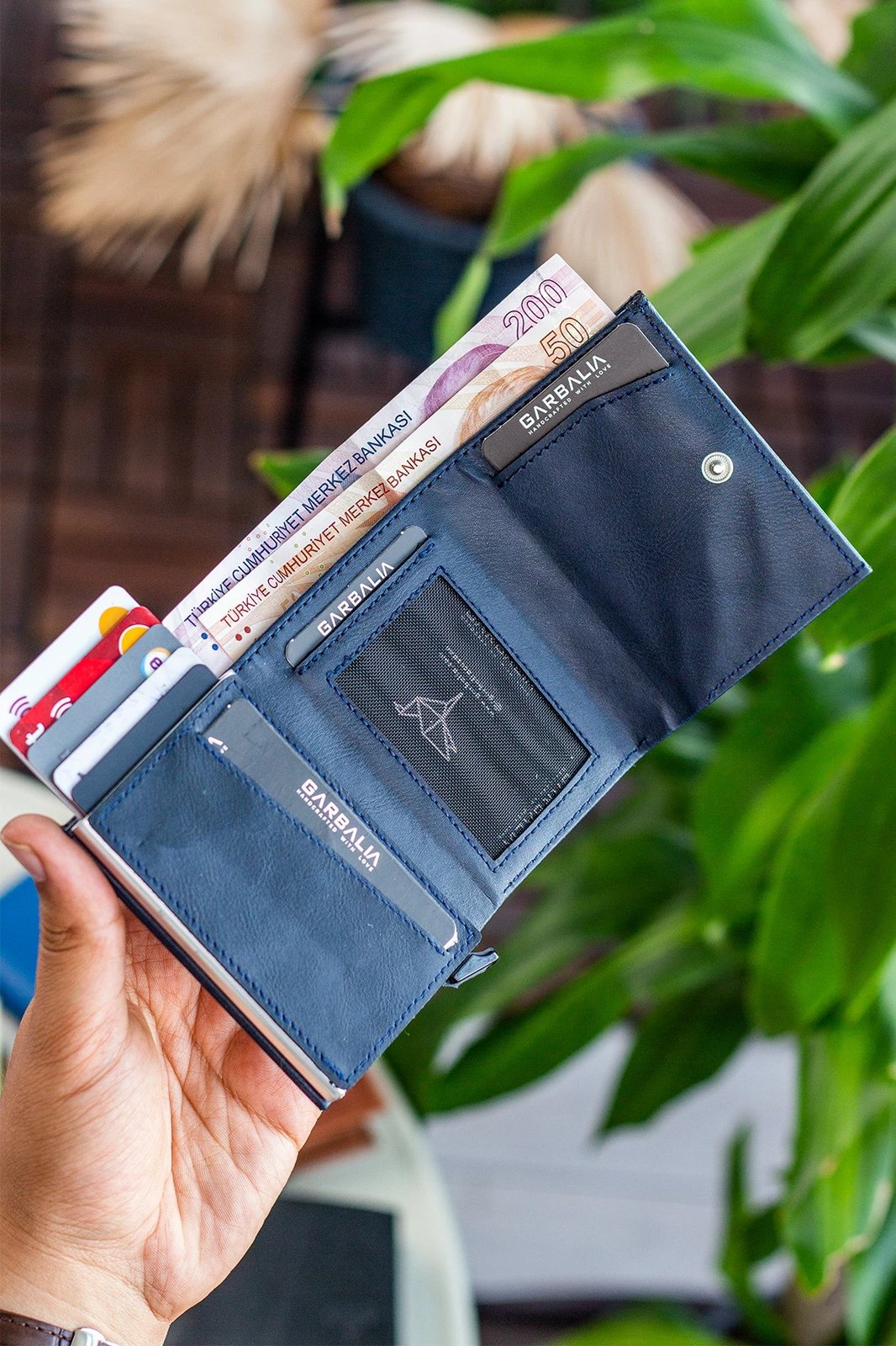 Portofol për burra, ngjyrë navy blue, Zoozie Bags, Donetsk