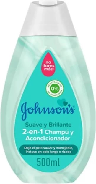 Shampon dhe balsam 2-në-1 për fëmijë Johnson's Soft and Brilliant 500ml