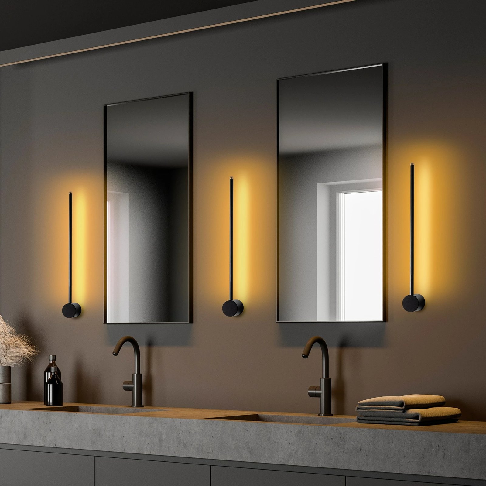 Llambë muri Opviq, Sword - 13480, ngjyrë e zezë