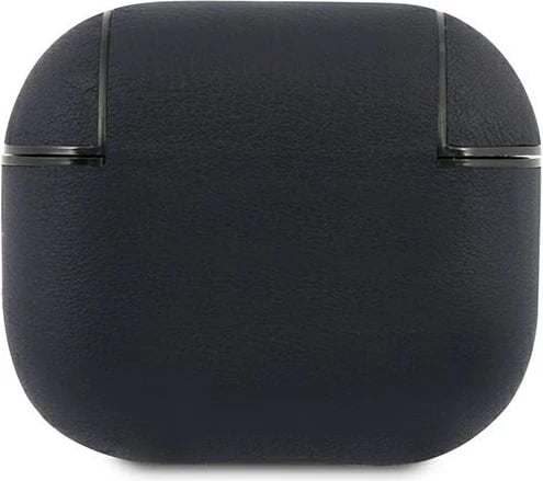 Mbështjellës BMW për AirPods 3, lëkurë natyrale, granat/blu
