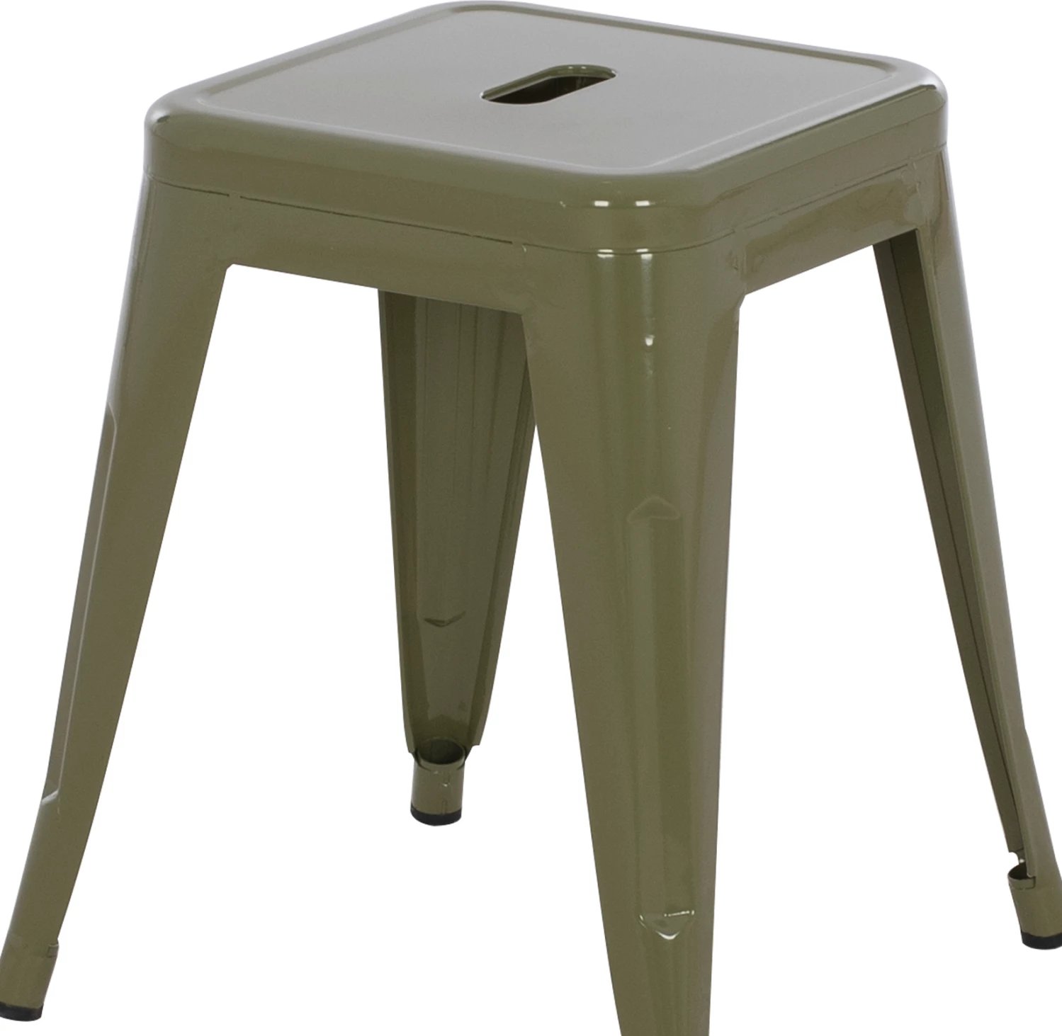 Karrige për bar MELITA FH0096.43 metalike ngjyrë ulliri e errët 39x39x46H cm.