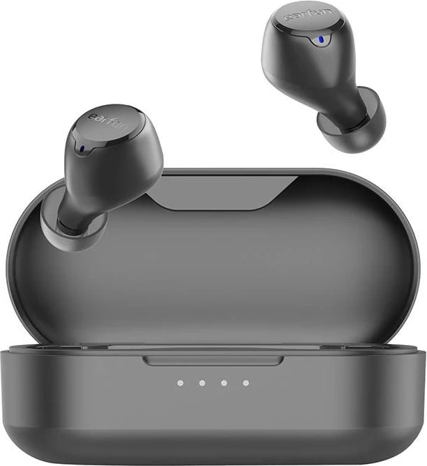 Kufje TWS EarFun Free 1S, in-ear, Bluetooth 5.3, IPX7, e zezë
