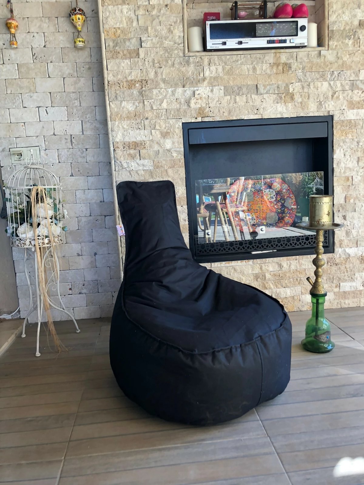 Qese ulëse Atelier del Sofa, e zezë, Aktif