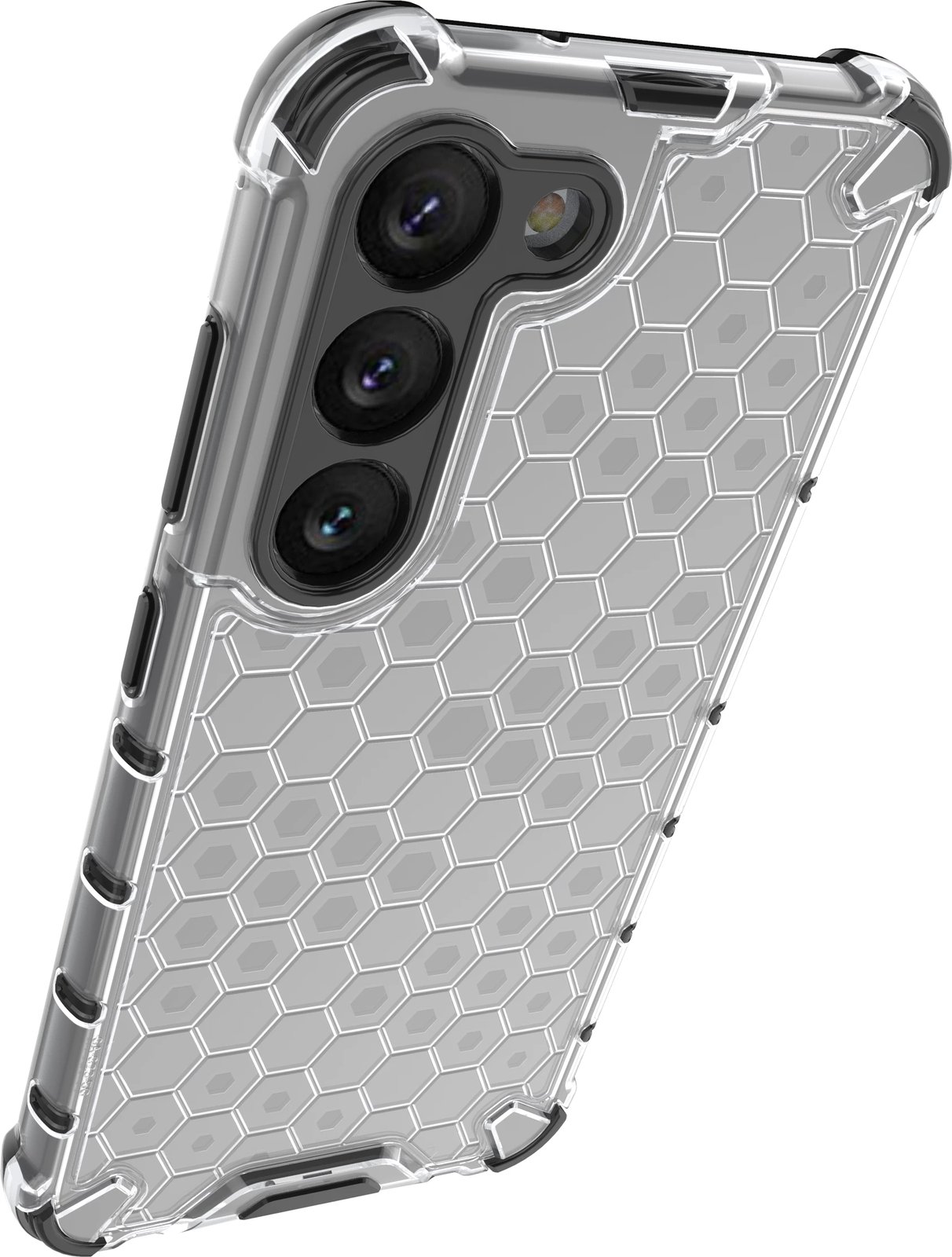 Mbështjellës Hurtel Honeycomb për Samsung Galaxy S23, i zi