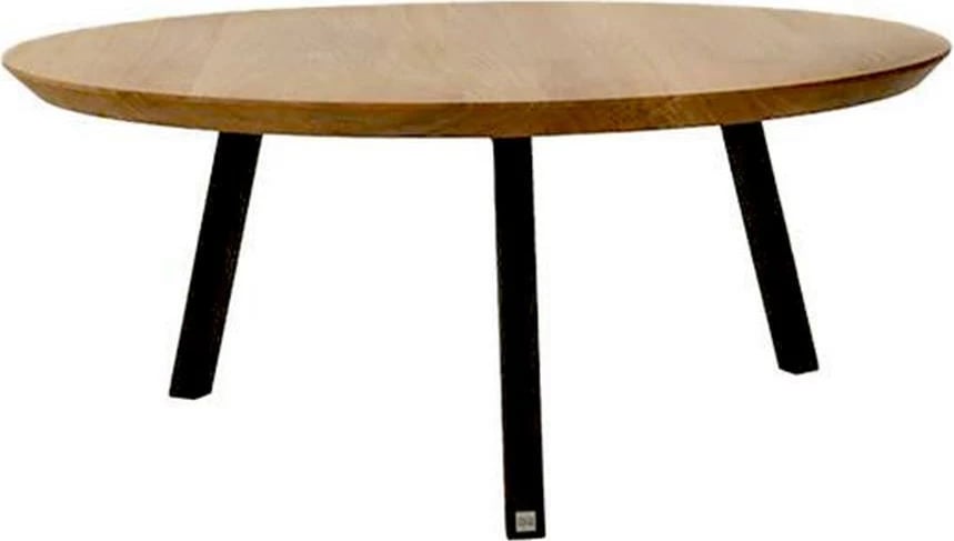 Tavolinë kafeje NEXT Nextdeco e rrumbullakët MDF 25mm Ø80xH36.5cm, ngjyrë druri