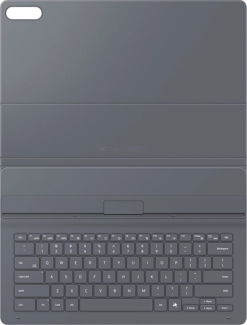 Mbështjellës me tastierë Samsung Book Cover Keyboard Slim për Tab S11 Ultra, e zezë