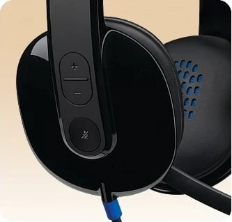 Kufje Logitech H540, USB, të zeza