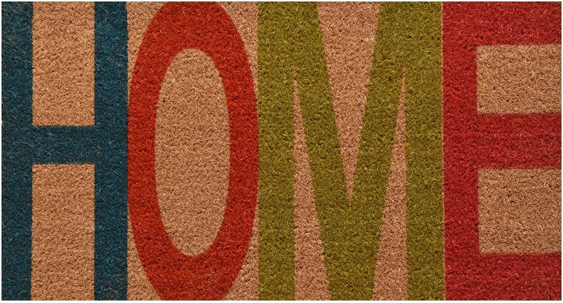 Tapet hyrës prej koku, shumëngjyrësh, Conceptum Hypnose, Coco Vivo, 40x60cm