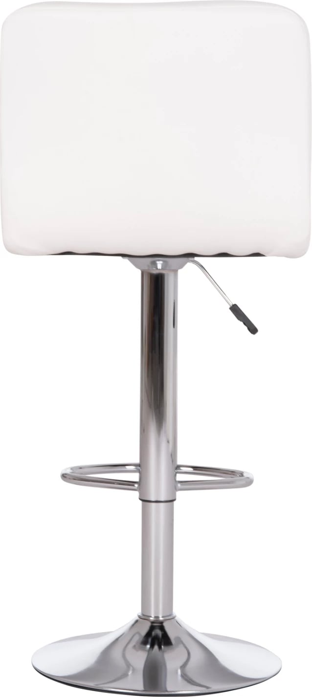 Karrige për bar rrotulluese DIANA, lëkurë PU e bardhë, metal krom, FH202.22, 44x52x109cm, set prej 2 copë