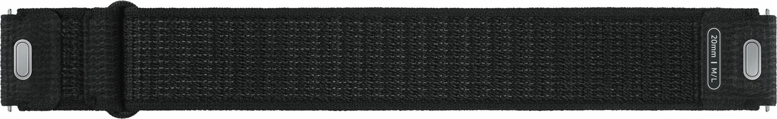Bandë Samsung Galaxy Watch4/5/6, Nylon, E zezë