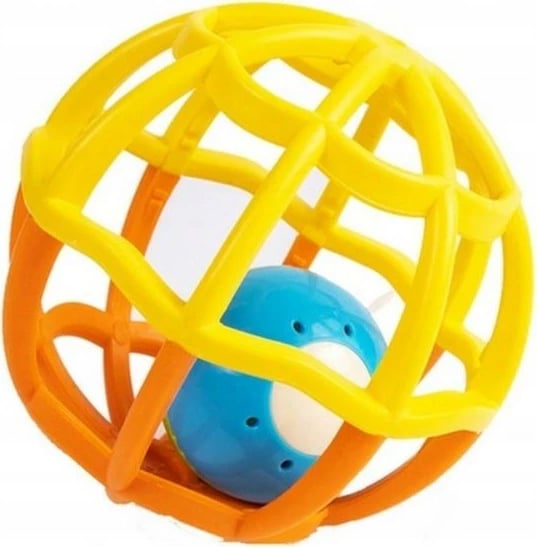 Top sensorik Smily Play SP83658 me drita dhe tinguj, për foshnje, Jeshil/Portokalli/Verdhë