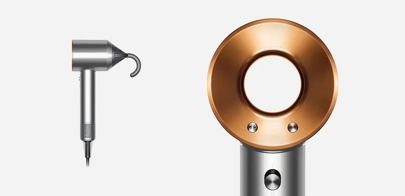 Tharëse flokësh Dyson Supersonic, 110000 RPM, 13.3 l/s, Bakër, Nikël Tharëse flokësh Dyson Supersonic, 110000 RPM, 13.3 l/s, Bakër, Nikël