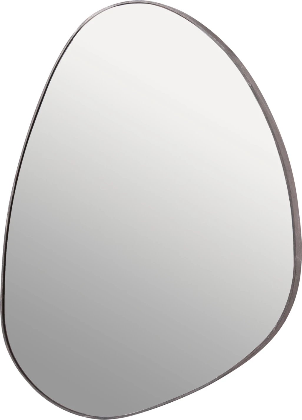 Pasqyrë muri e parregullt, ngjyrë mermeri gri, FH4487.02, 60x80H cm.