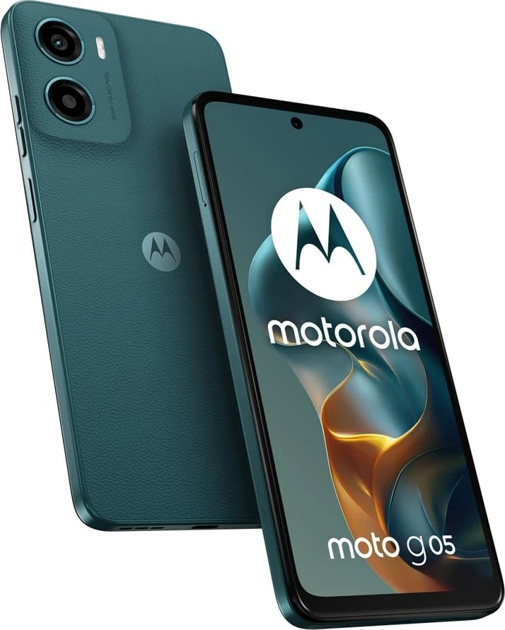 Celular Motorola moto g05, 6.67", Android 15, 4 GB RAM, 128 GB, Gjelbër