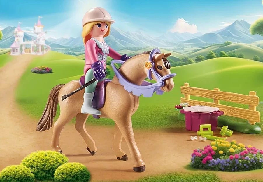 Set lodrash Playmobil Princess Magic 71801 me figurë princeshe dhe kalë, 39 pjesë