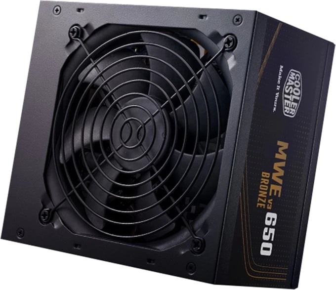 Kasë energjie Cooler Master MWE Bronze 650 V3, 650W, ATX, jo-modulare, e zezë