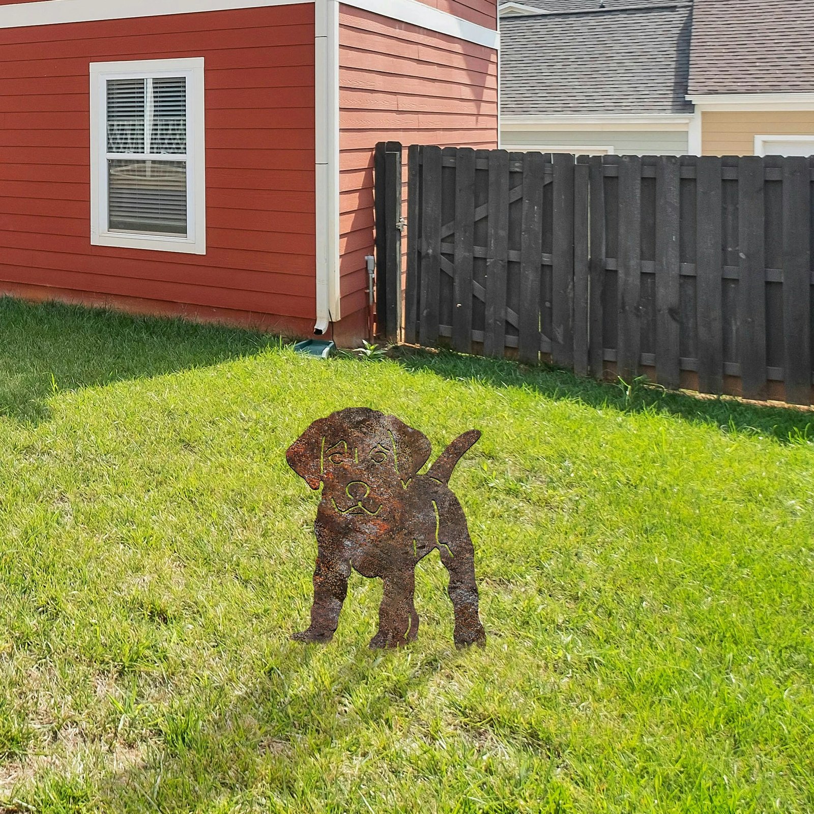 Objekt dekorativ për kopsht, dizajn Aberto, Amicable 02, ngjyrë antike, 40x33cm