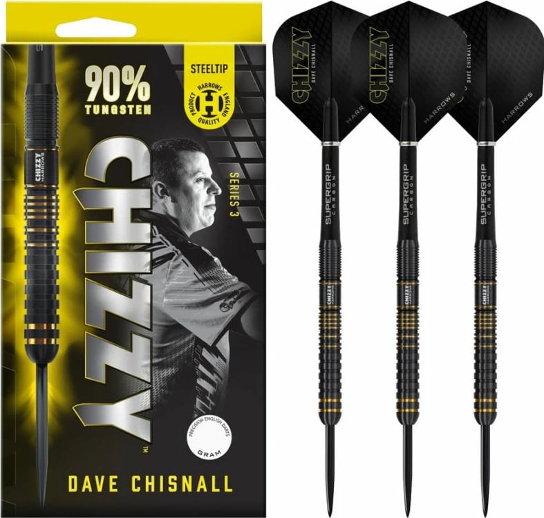 Shigjeta darts Harrows për meshkuj/femra, të zeza