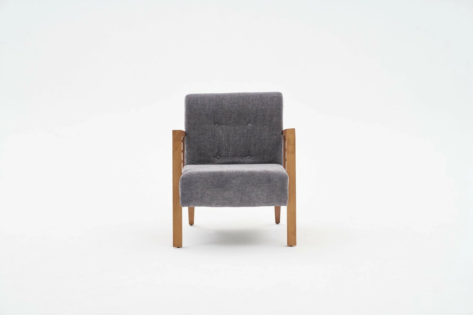 Karrige Wing Atelier del Sofa, Kemer, ngjyrë gri