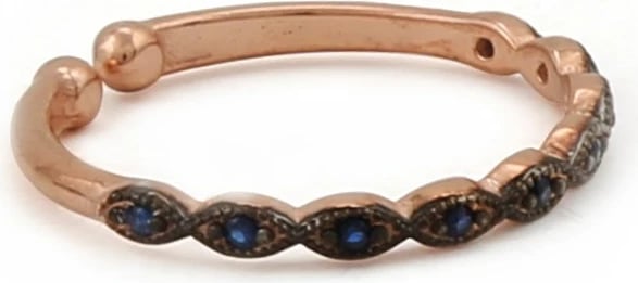 Unazë argjendi ngjyrë rozë, Jumeon, 10109SAFİR