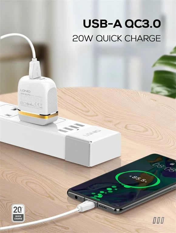 Karikues LDNIO A2316C (Bardhë)