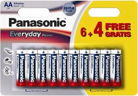 PANASONIC  LR6EPS/10BW 6+4F   