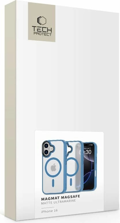 Mbështjellës Tech-Protect MagMat MagSafe për iPhone 16, Kaltër