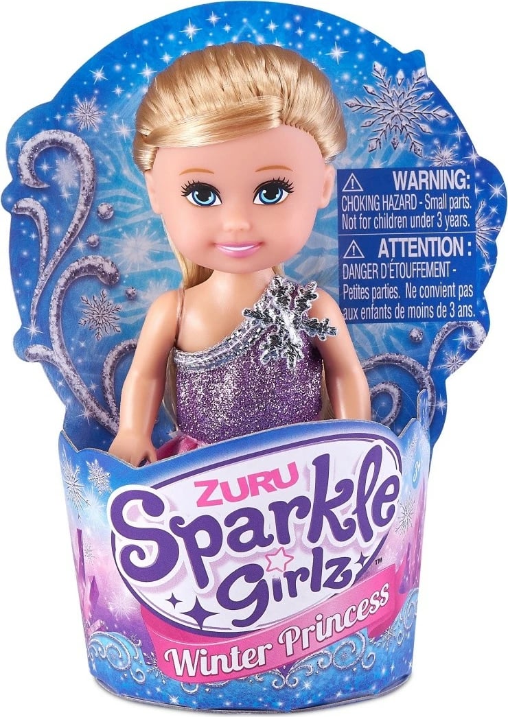 Set kukulla Sparkle Girlz Winter Princess, 11 cm, 48 copë