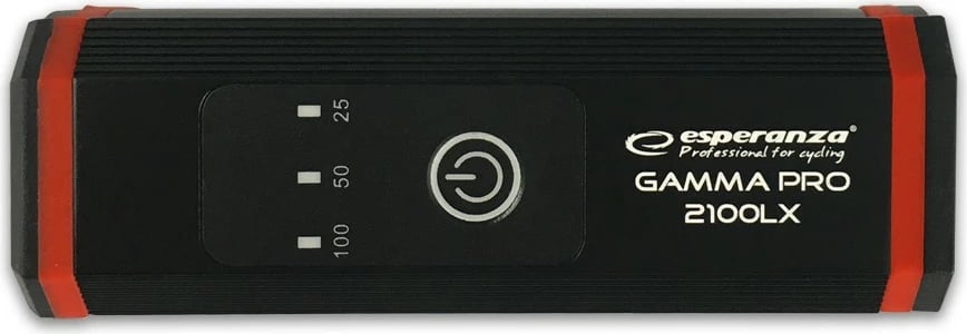 Dritë biçiklete LED Esperanza Gamma Pro 2100 LX, 2100 lumens, e zezë
