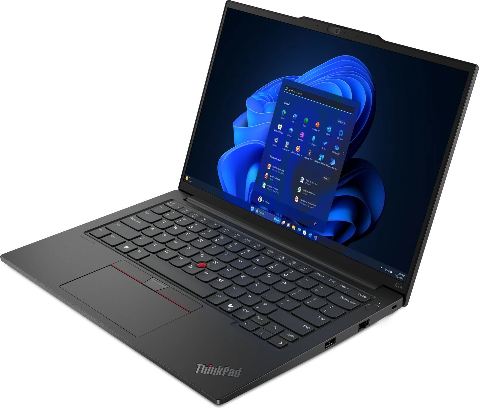 Laptop Lenovo ThinkPad E14, AMD Ryzen 5, 8 GB RAM, 256 GB SSD, Ngjyrë e zezë grafit