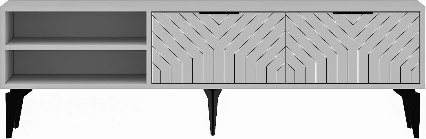 Komodë TV Skye Decor Regina, e bardhë