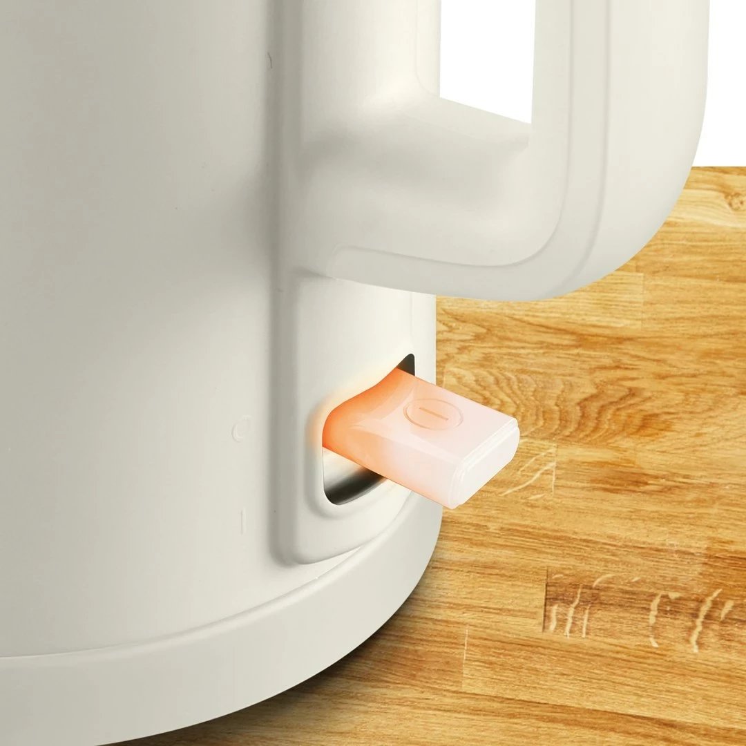 Ibrik elektrik Tefal KO140AE0, 1.5 L, 1500 W, Bardhë