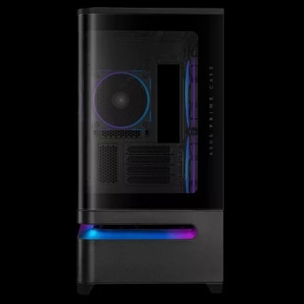 Kasë ASUS PRIME AP202 TG ARGB, e zezë