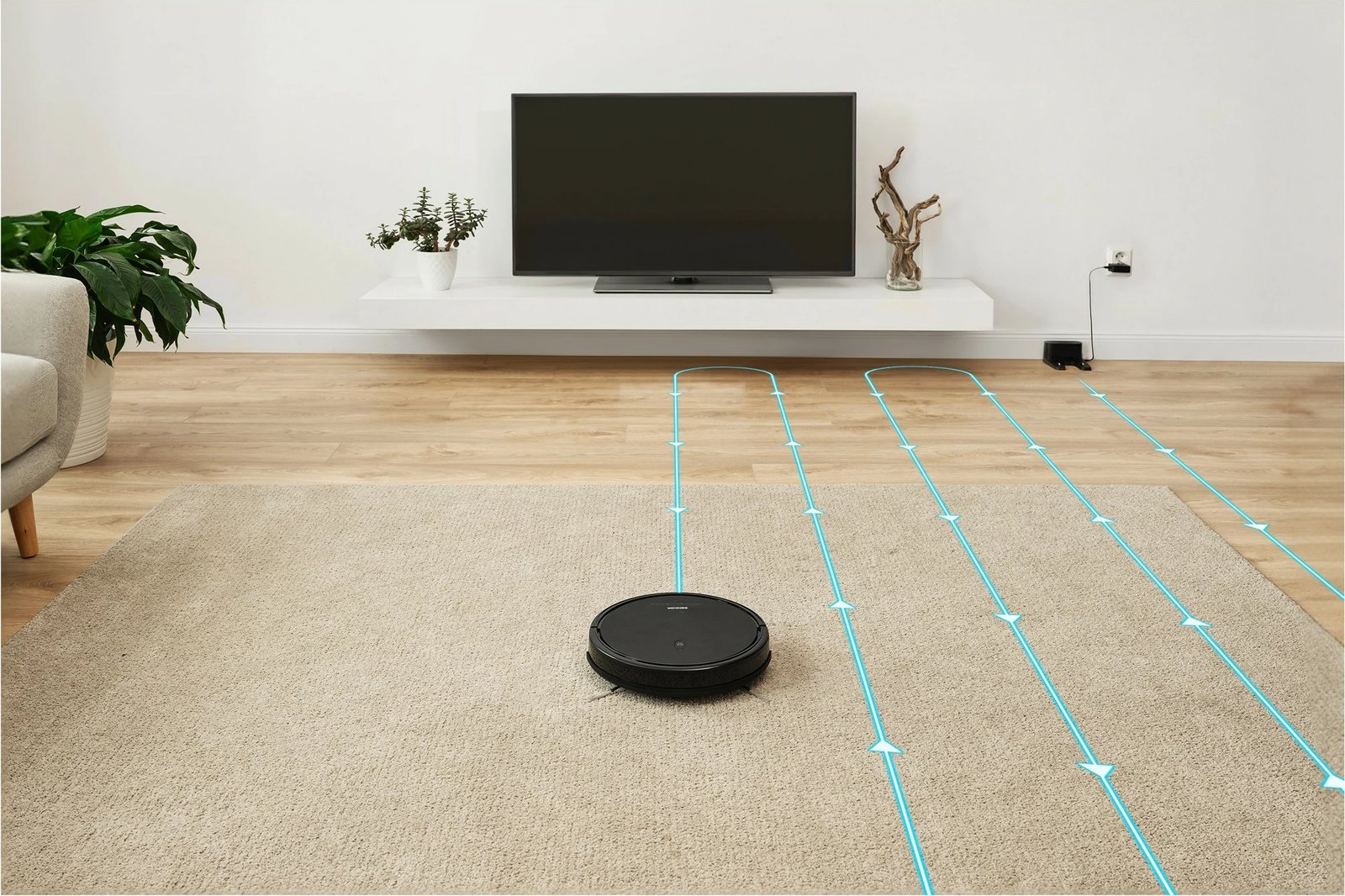 Fshesë robotike Sencor SRV 3160TQ, e zezë Fshesë robotike Sencor SRV 3160TQ, e zezë