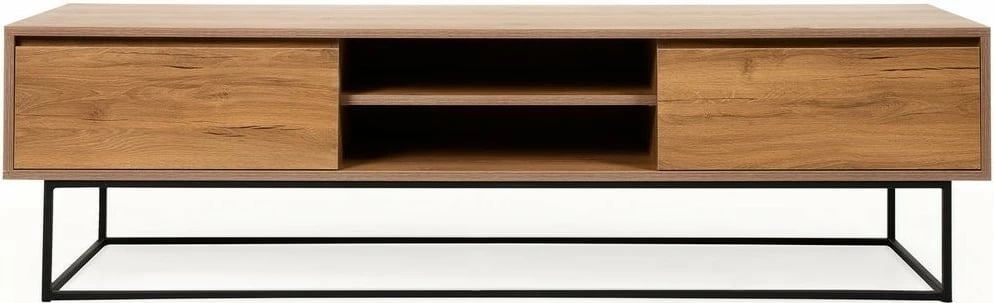 Komodë TV Skye Decor, Laxus 180, ngjyrë arre, e zezë