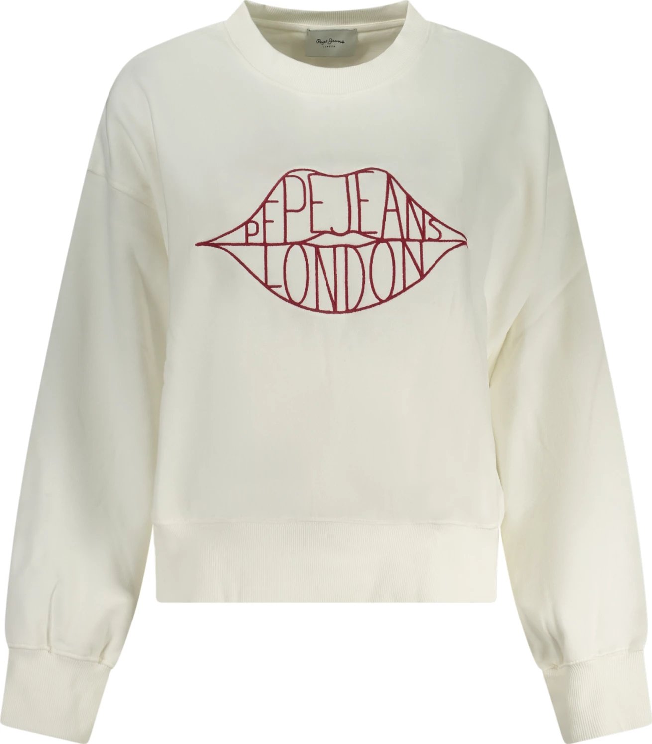 Duks për femra PEPE JEANS zip, i bardhë